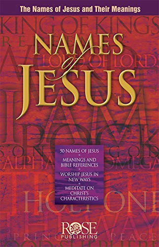 Names of Jesus 5pk (9781596360600) by Rose Publishing