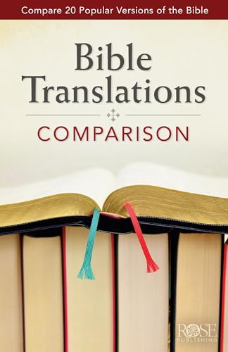 Bible Translations Comparison pamphlet: Compare 20 Popular Versions of the Bible (Compare 20 Bible Translations) (9781596361331) by Publishing, Rose