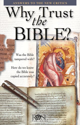 Why Trust the Bible? - pkg of 5 pamphlets (9781596361409) by Rose Publishing