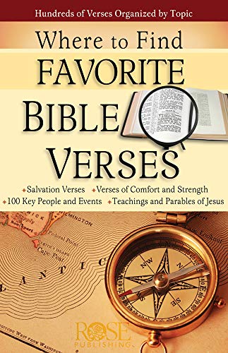Where to Find Favorite Bible Verses- pkg of 5 pamphlets (9781596361966) by Rose Publishing