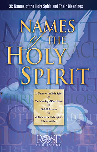 Imagen de archivo de Names of the Holy Spirit Pamphlet by Rose Publishing a la venta por SecondSale