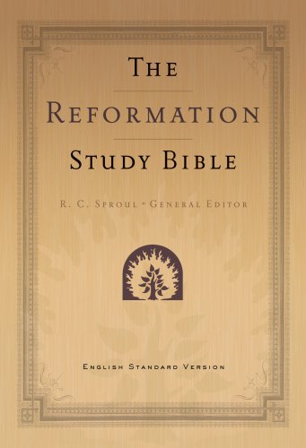 9781596381377: Reformation Study Bible-ESV-black leather, 2d Ed with maps