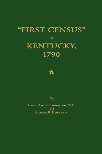 Beispielbild fr First Census" of Kentucky, 1790 zum Verkauf von Janaway Publishing Inc.