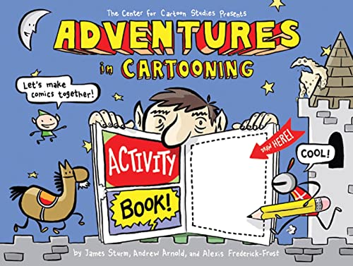 9781596435988: Adventures in Cartooning Activity Book