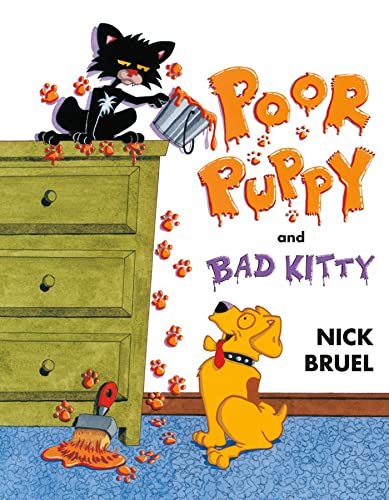 Poor Puppy and Bad Kitty (Signed)