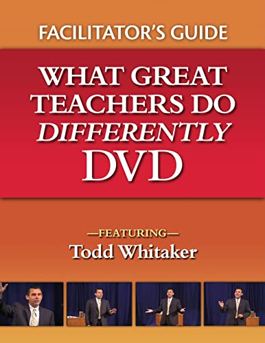 Beispielbild fr What Great Teachers Do Differently Facilitator's Guide : What Great Teachers Do Differently DVD zum Verkauf von Better World Books