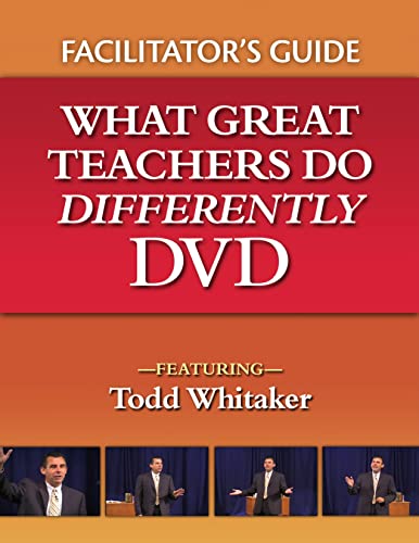 Stock image for What Great Teachers Do Differently Facilitator's Guide : What Great Teachers Do Differently DVD for sale by Better World Books