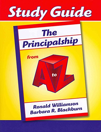 Imagen de archivo de The Principalship from A to Z a la venta por Books Puddle