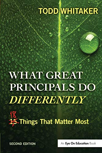 Beispielbild fr What Great Principals Do Differently : Eighteen Things That Matter Most zum Verkauf von Better World Books