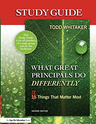 Stock image for Study Guide: What Great Principals Do Differently: Eighteen Things That Matter Most for sale by Half Price Books Inc.