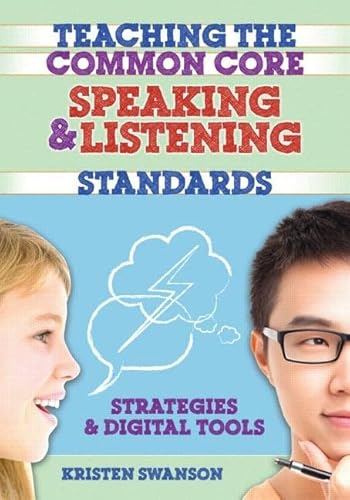 Stock image for Teaching the Common Core Speaking and Listening Standards for sale by Chiron Media