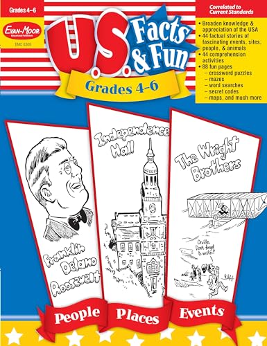 U.s. Facts & Fun, Grades 4-6 (9781596730038) by Evan Moor