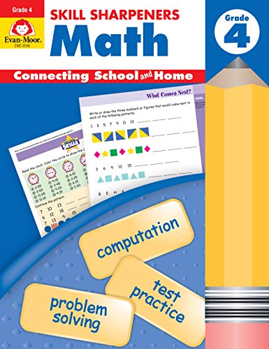 Beispielbild fr Skill Sharpeners Math, Grade 4 zum Verkauf von SecondSale