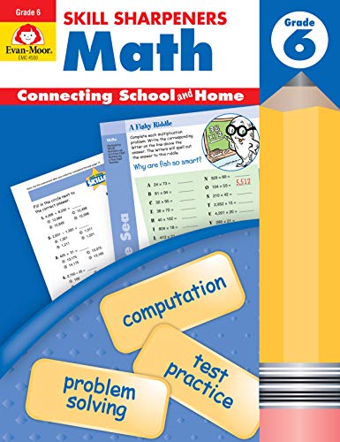 Beispielbild fr Skill Sharpeners Math, Grade 6 zum Verkauf von SecondSale