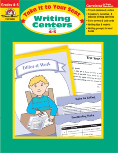 Stock image for Take It to Your Seat Writing Centers, Grades 4-5 for sale by Front Cover Books