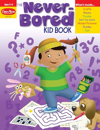 Stock image for The Never-Bored Kid Book, Ages 5-6 for sale by SecondSale