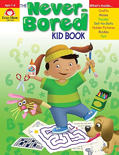 9781596731554: The Never-bored Kid Book, Ages 7-8