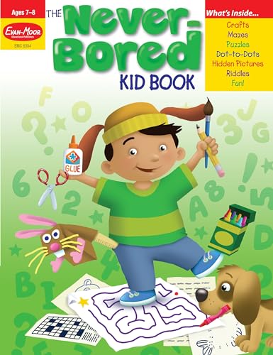Stock image for The Never-Bored Kid Book, Ages 7-8 for sale by SecondSale