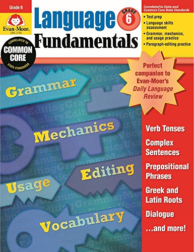 Language Fundamentals, Grade 6 (9781596731660) by Evan Moor