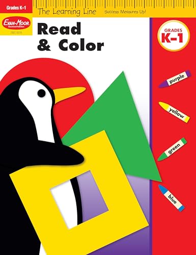 Stock image for Learning Line: Read and Color, Kindergarten - Grade 1 Workbook for sale by Book Outpost