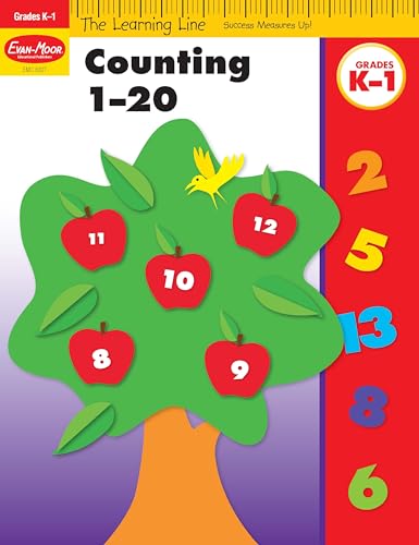 Stock image for Learning Line: Counting 1-20, Kindergarten - Grade 1 Workbook for sale by Save With Sam