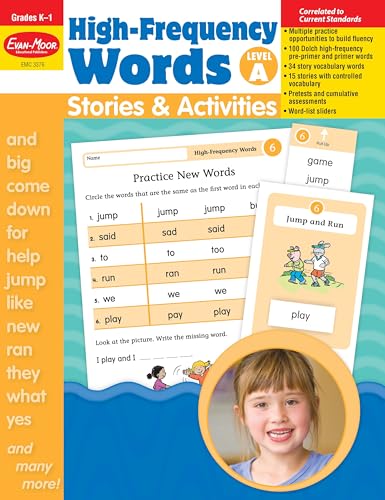 Beispielbild fr High-Frequency Words: Stories & Activities, Grade Kindergarten - Grade 1 (Level A) Teacher Resource zum Verkauf von ThriftBooks-Atlanta