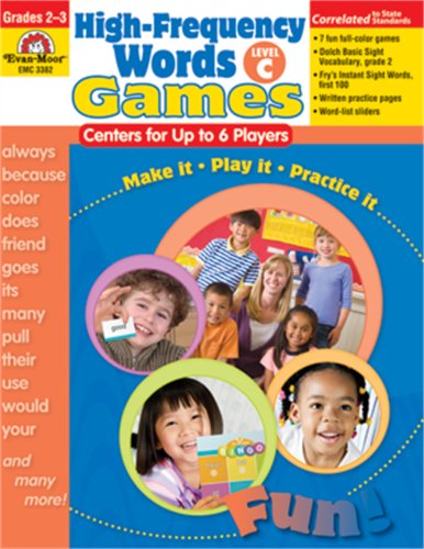 High-Frequency Words: Center Games for Up to 6 Players, Level C (9781596732506) by Evan-Moor Educational Publishers