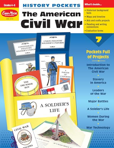 Stock image for History Pockets: The American Civil War, Grade 4 - 6 Teacher Resource for sale by Blackwell's