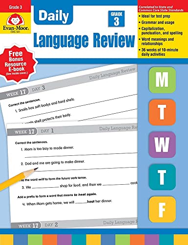 Stock image for Daily Language Review, Grade 3 Teacher Edition for sale by ThriftBooks-Atlanta