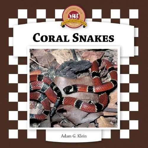 Beispielbild fr Coral Snakes zum Verkauf von Better World Books