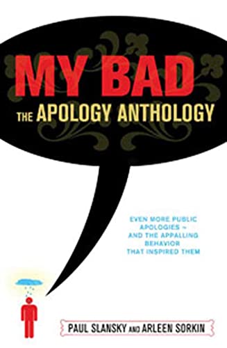 Imagen de archivo de My Bad: The Apology Anthology a la venta por ThriftBooks-Atlanta