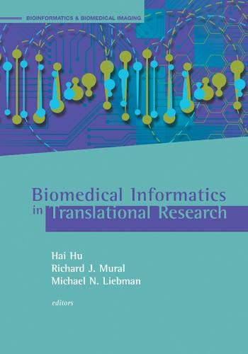 Beispielbild fr Biomedical Informatics in Translational Research zum Verkauf von Better World Books