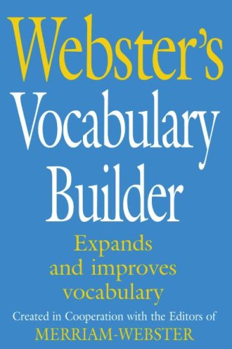 Beispielbild fr Webster's Vocabulary Builder zum Verkauf von BooksRun