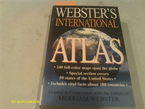 Beispielbild fr Webster's International Atlas zum Verkauf von Wonder Book