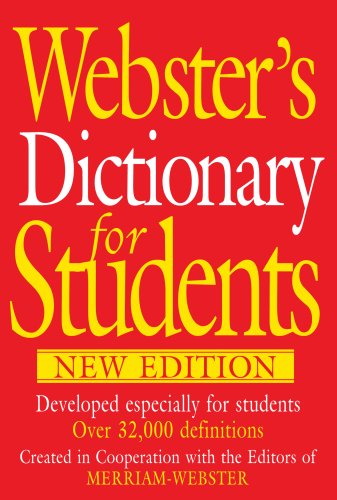 9781596950221: Webster's Dictionary for Students