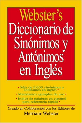 Stock image for Webster's Diccionario de Sinonimos y Antonimos (Spanish Edition) for sale by SecondSale
