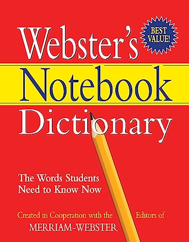 Stock image for Webster's Notebook Dictionary for sale by Gulf Coast Books