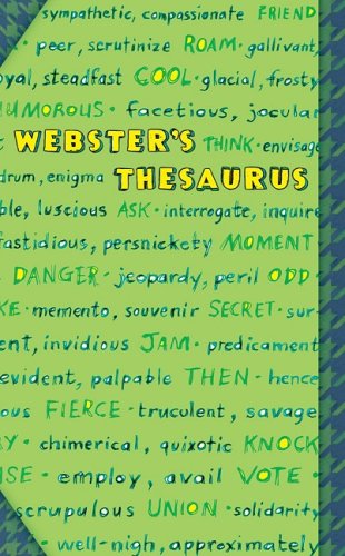 Stock image for Websters Thesaurus (Green Words) for sale by Ebooksweb