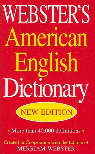 Stock image for Webster's American English Dictionary for sale by Better World Books: West