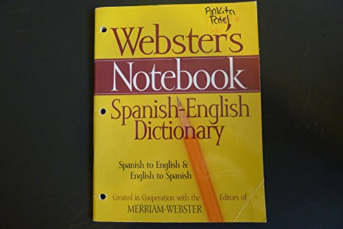 Beispielbild für Webster's Notebook Spanish-English Dictionary (Spanish to English & English to Spanish) zum Verkauf von SecondSale