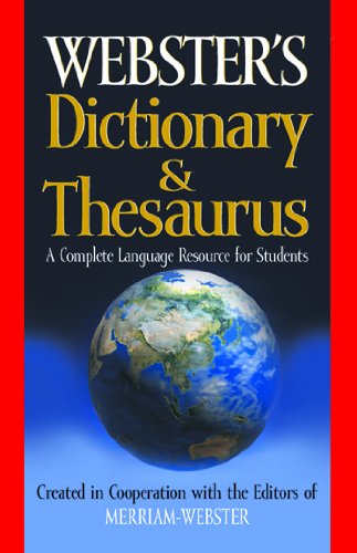 Stock image for Webster's Dictionary & Thesaurus for sale by SecondSale