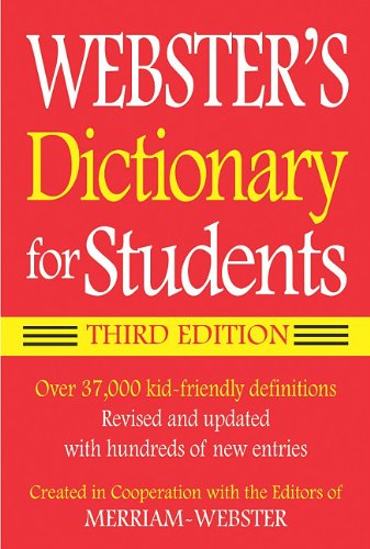 Beispielbild fr Webster's Dictionary for Students, Third Edition zum Verkauf von TextbookRush