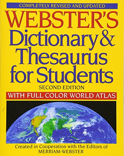 Beispielbild fr Webster's Dictionary & Thesaurus for Students, Second Edition zum Verkauf von Jenson Books Inc