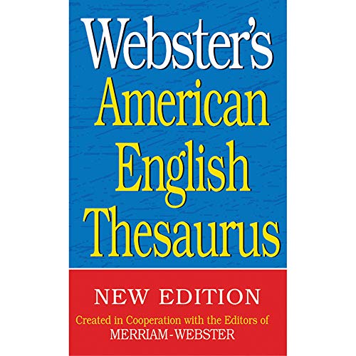 Imagen de archivo de Webster's American English Thesaurus, Newest Edition a la venta por SecondSale