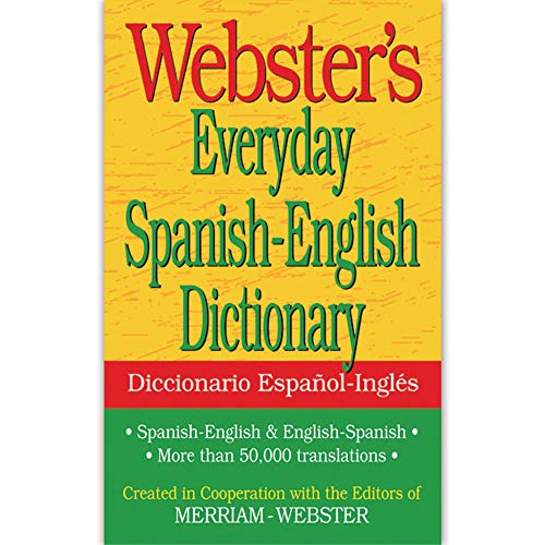 Stock image for Webster's Everyday Spanish-English Dictionary (Spanish Edition) (Spanish and English Edition), Newest Edition for sale by Once Upon A Time Books