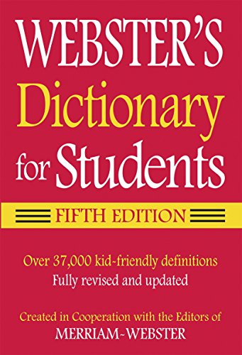 Beispielbild fr Webster's Dictionary for Students, Fifth Edition zum Verkauf von Better World Books