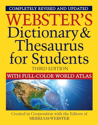 9781596951785: Webster's Dictionary & Thesaurus for Students with Full-Color World Atlas, Third Edition