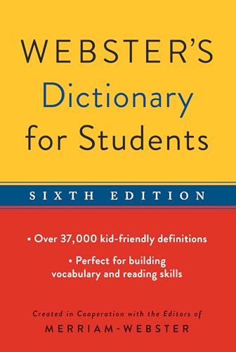 Imagen de archivo de Webster's Dictionary for Students, Sixth Edition, Newest Edition a la venta por Gulf Coast Books