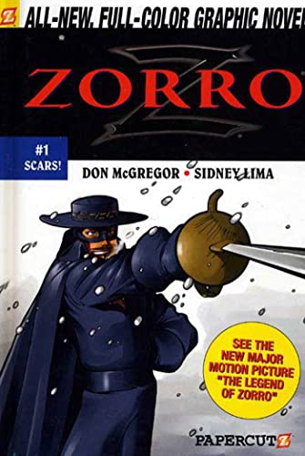 Beispielbild fr Zorro #1: Scars! (Zorro Papercutz Graphic Novels, 1) zum Verkauf von Second  Site Books