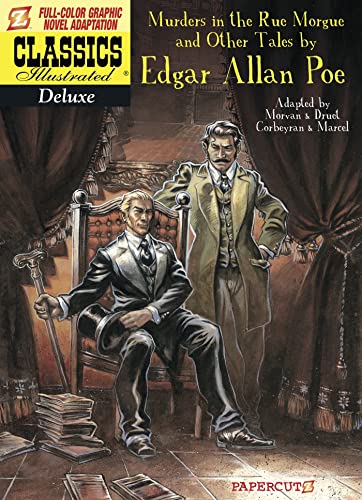 Beispielbild fr Classics Illustrated Deluxe #10: The Murders in the Rue Morgue, and Other Tales (Classics Illustrated Deluxe Graphic Nove) zum Verkauf von PlumCircle